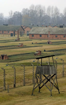 Torres de vigilancia en Auschwitz II - Birkenau