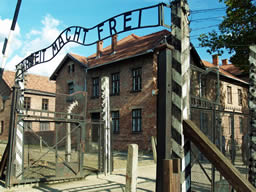 Entrada al campo de Auschwitz I