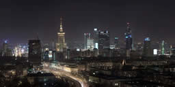 Varsovia de noche