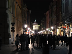 Ambiente nocturno calle Cracovia