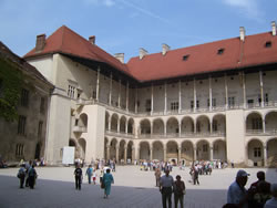 Patio en Castillo Real de Wawel